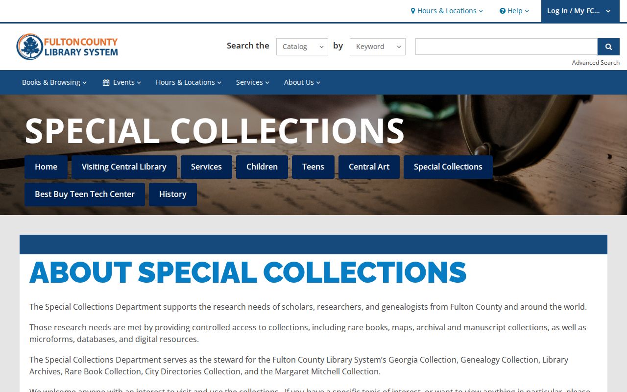 Johns Creek people directories Fulton Library collections